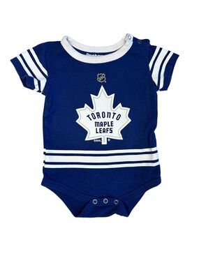 Reebok Toronto Maple Leafs Baby Bodysuit - Blue White